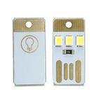 Passo portatile mini Keychain 3 LED del pixel del modulo 0,2 della luce notturna di USB per accamparsi