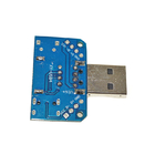 Micro maschio del bordo di USB dell'adattatore USB multiplo 4P a tipo femminile convertitore di C USB