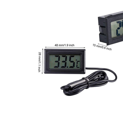 Regolatore termico Termometro Digital di Digital del termometro dell'igrometro di temperatura del tester LCD del sensore