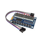 Esposizione di chiave del modulo di 8 bit TM1638 del modulo del sensore di Arduino della metropolitana di Digital LED di 8 bit di CC 12V dello sbocco di fabbrica