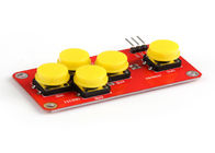 Particelle elementari elettroniche del modulo del sensore di pH 2.5-3P Arduino con il bottone cinque