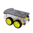 L'automobile astuta del robot di CC 6V DIY ha esteso le quattro ruote motrici dell'edizione a due ponti