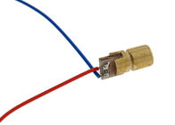 Componenti elettronici di CC 5V, modulo del diodo laser 650nm con la metropolitana rossa della testa del rame