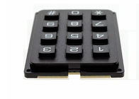 Una tastiera 12 di 4 x 3 matrici chiude a chiave i colori nero dimensione di 7 x di 5,2 x di 0.9cm con materia plastica