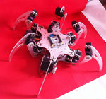 Un ragno Hexapod bionico educativo argenteo di 6 gambe del robot di Diy Arduino DOF