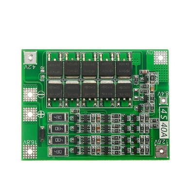 alta precisione del modulo del caricatore del bordo BMS Lipo di protezione della batteria al litio di 4S 40A