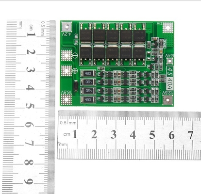alta precisione del modulo del caricatore del bordo BMS Lipo di protezione della batteria al litio di 4S 40A