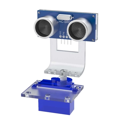 Montaggio trasparente acrilico - inquadri il peso dello sterzo 20g di SG90 HC-SR04