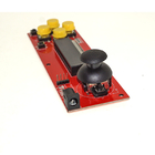 Dc analogico 4,75 - 12v OEM 150 * 47 * 35mm del modulo della leva di comando dello schermo rosso di Arduino