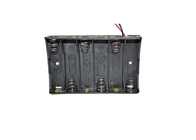 Cassetta portabatterie del supporto dei componenti elettronici della scatola di stoccaggio delle batterie 6AA
