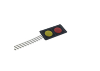 Due bottone rosso e giallo Mini Membrane Switch Panel 20x40MM