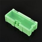 Scatola di stoccaggio durevole di verde SMD, scatola di plastica dei componenti elettronici