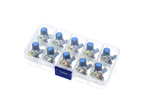 potenziometro Kit Rotary B1K 2K 5K 10K 20K 50K 100K 500K della conicità di 1M 15mm