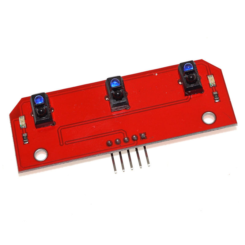 Un infrarosso rosso di 3 canali che segue il modulo CTRT5000 del sensore di Arduino con lo sbocco di fabbrica dell'indicatore del LED