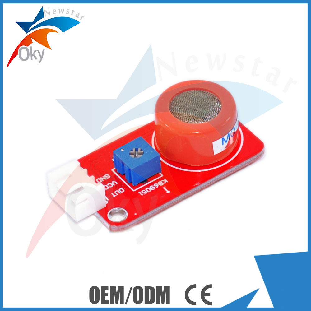Sensori sensibili del gas MQ-3 per sicurezza di Arduino nei componenti elettronici